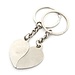 Shared Key Herz Edelstahl 1 Paar