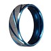 Blau-Silber-Ring Für Männer