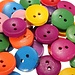 Holz Buttons Farbige
