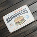 Vintage Advertising Hamburger