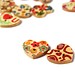 20 Wooden Heart Buttons