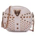 Kleine Handtaschen Niete Leopard