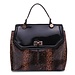 Handtasche Weinlese-Leopard-Druck