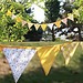 Schöne Handmade Flags Garland Stoff