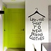 Entfernbare Wand Aufkleber Für Kleidung Zimmer