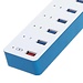 USB-Hub Mit 7 Ports + 1 Ladeanschluss