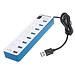 USB-Hub Mit 7 Ports + 1 Ladeanschluss