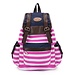 Canvas Satchel Mit Streifen