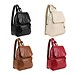 Kleine PU-Leder Rucksack