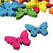Holz Schmetterling Buttons In Verschiedenen Farben, Set 40 Stück