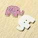 100 Netter Elefant Buttons