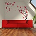 Entfernbare Wand-Aufkleber Red Plum Blossom