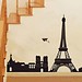 Aufkleber Mit Paris Skyline