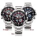 Navi Force-Herrenuhr Dual Display