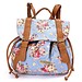 Leinenrucksack Mit Blumen