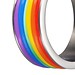 Regenbogen-Ring 9 Mm Breites Titanium