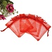 25 Red Organza Taschen