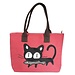 Damen Shopper-Tasche Mit Druck-Nette Katze