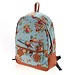 Rucksack Mit Vintage Rosen-Druck