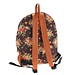 Rucksack Mit Vintage Rosen-Druck