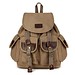 Unisex Vintage-Segeltuch-Rucksack