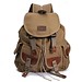 Unisex Vintage-Segeltuch-Rucksack