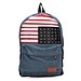 LAIENTE Segeltuch-Rucksack Mit Der Amerikanischen Flagge