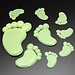 Tritt Stickers Glow In The Dark (27 Stück)