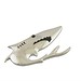 Shark-Auto-Aufkleber Striping 3D-Aluminium