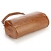 Brown PU-Leder-Handtasche Mit Eleganter Schnappverschluss