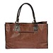 Tufted Brown PU-Leder-Handtasche