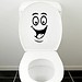 Toilette Mit Funny Face Dekorieren