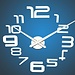 Moderne 3D-Clock