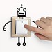 Wandaufkleber Roboter