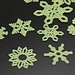 Glow In The Dark Schneeflocken