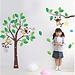 Wand-Aufkleber Baby-Möbel-Baum Mit Affen