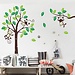 Wand-Aufkleber Baby-Möbel-Baum Mit Affen