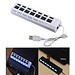 7 Port USB 2.0 Hub Mit On / Off-Taste