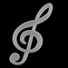 Wandaufkleber Musical Notes Glow In The Dark 15 Stück