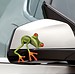 3D-Auto-Aufkleber Ein Frosch