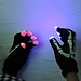 Halloween-Handschuhe Mit LED