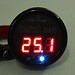 3In1 LED Thermometer Volt- Und USB-Ladegerät