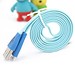 Flache USB-Kabel Mit Licht Und Smiley