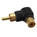 RCA Stecker / Buchse Gold-Adapter-Stecker