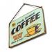 Vintage-Dekoration Teller Kaffee