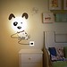 LED Wandleuchten Hund