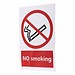 No Smoking Aufkleber 100X150 Mm