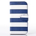 Samsung Galaxy S4 I9500 Ledertasche Zebra