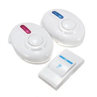 Set Mit 2 Wireless-Anruf Und Ein Button