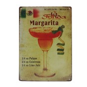 Metal Plate Margarita